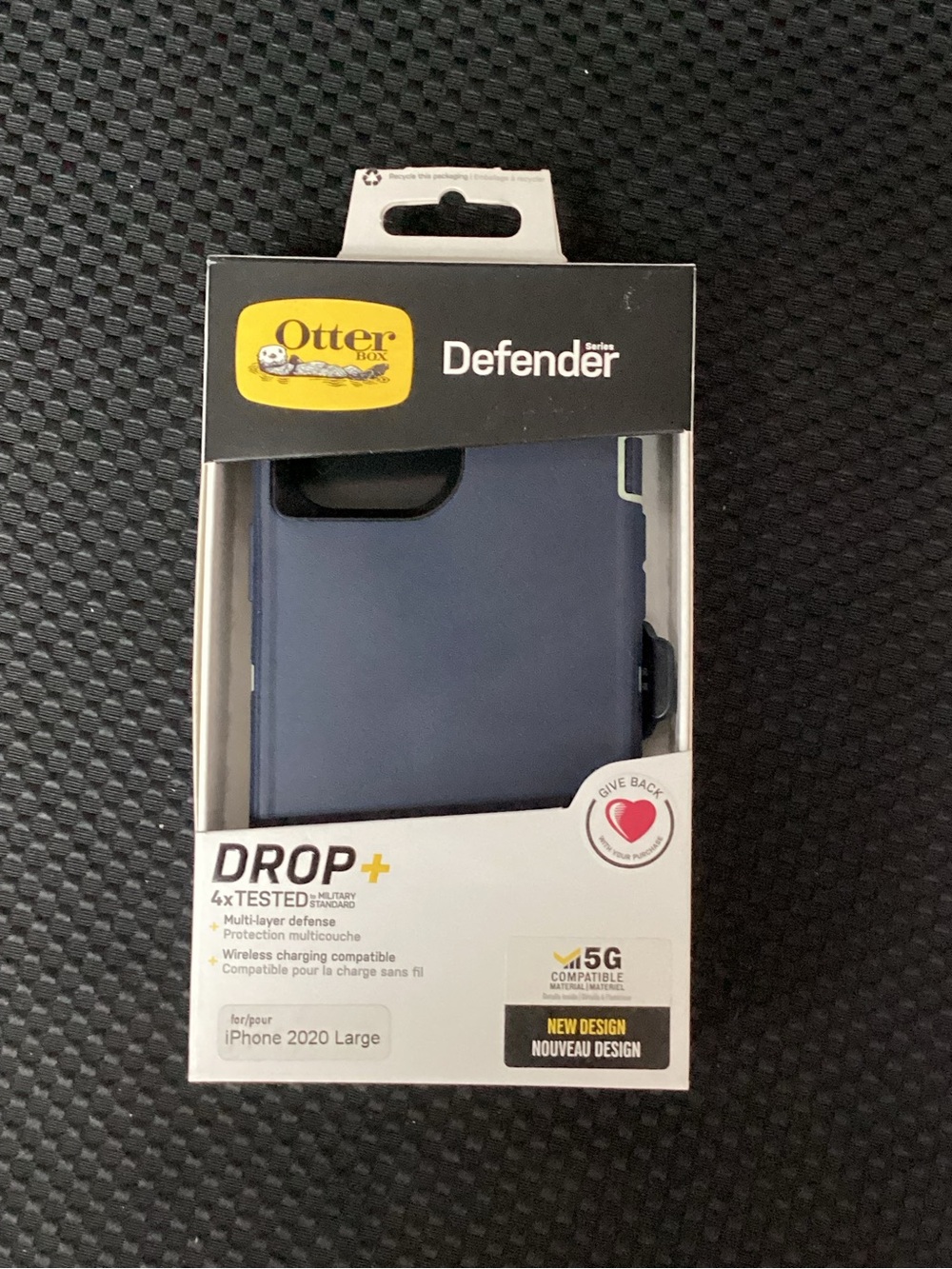 OtterBox Defender Series Drop+ Protective Case Navy Blue